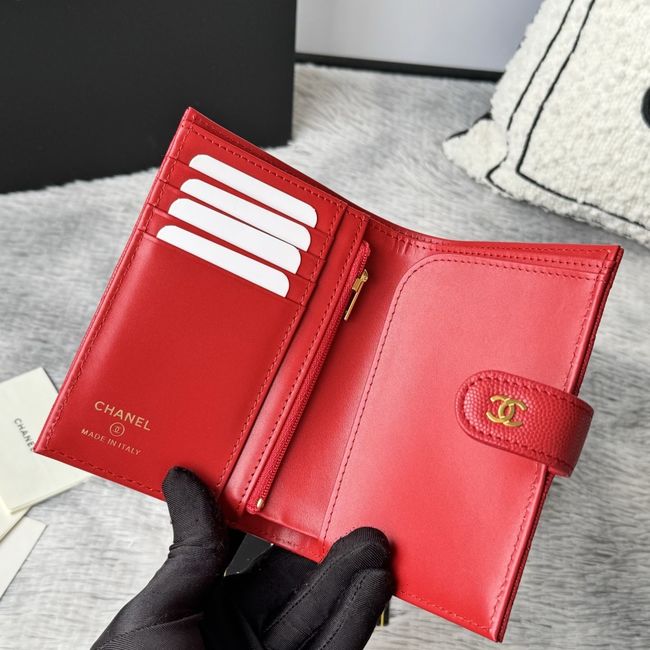 Chanel Passport Holder AP3196 red Chanel Passport Holder AP3196 red