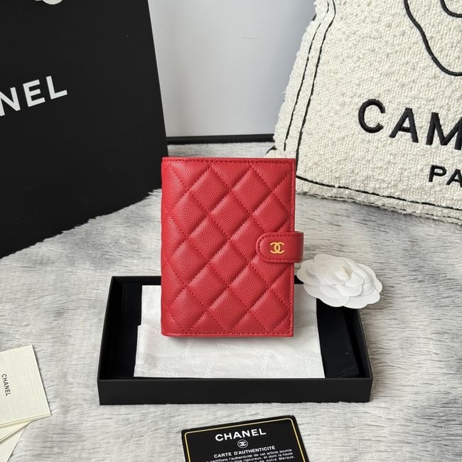 Chanel Passport Holder AP3196 red