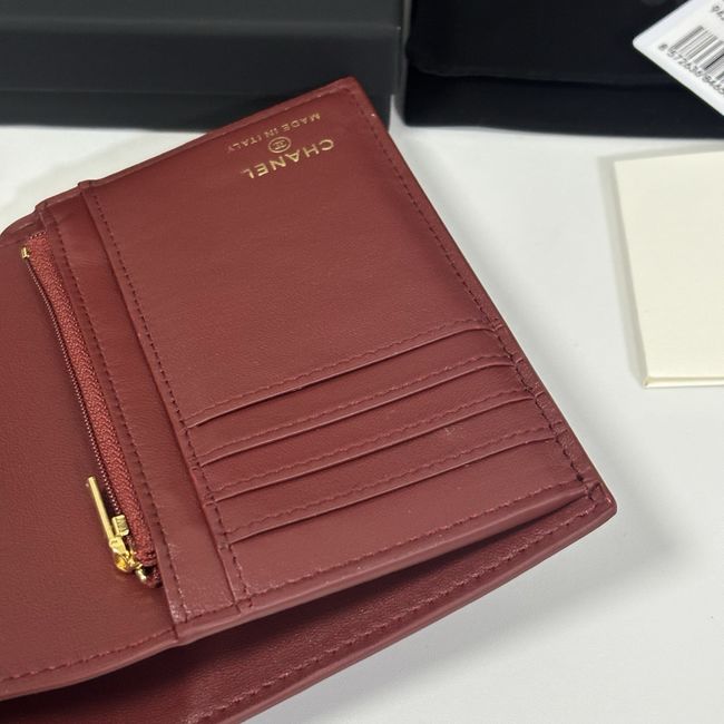 Chanel Passport Holder AP5193 Burgundy Chanel Passport Holder AP5193 Burgundy