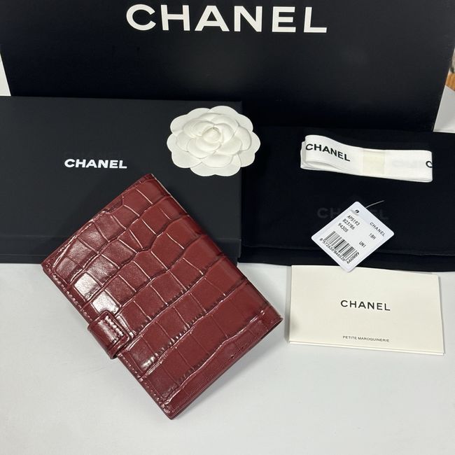 Chanel Passport Holder AP5193 Burgundy Chanel Passport Holder AP5193 Burgundy