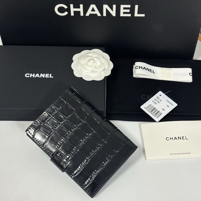Chanel Passport Holder AP5193 black Chanel Passport Holder AP5193 black