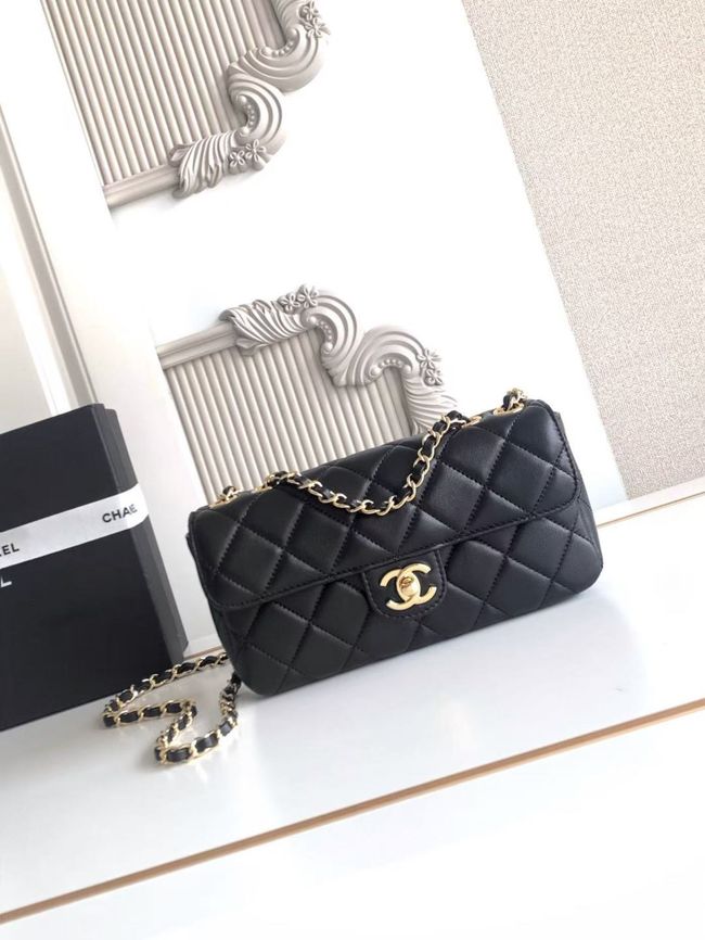 Chanel Small Flap Bag Lambskin AS6430 black