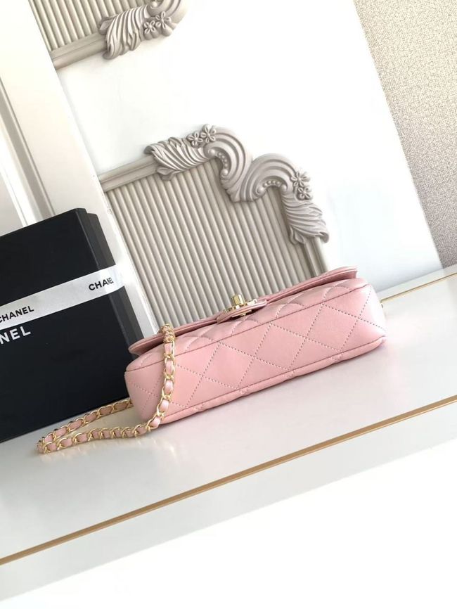 Chanel Small Flap Bag Lambskin AS6430 pink