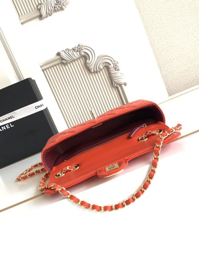 Chanel Small Flap Bag Lambskin AS6430 red