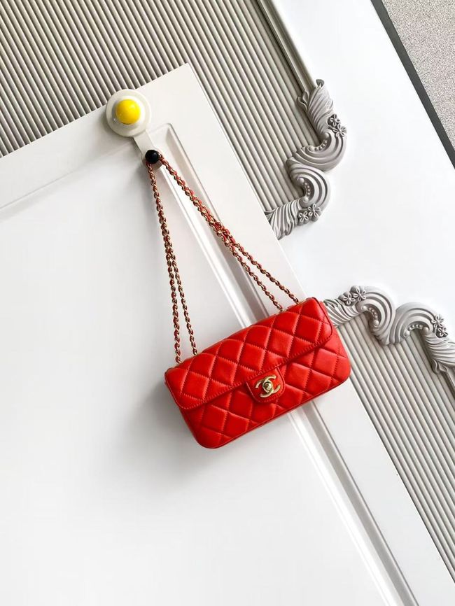 Chanel Small Flap Bag Lambskin AS6430 red