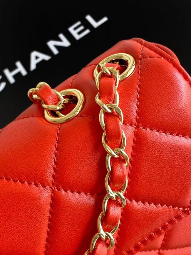 Chanel Small Flap Bag Lambskin AS6430 red
