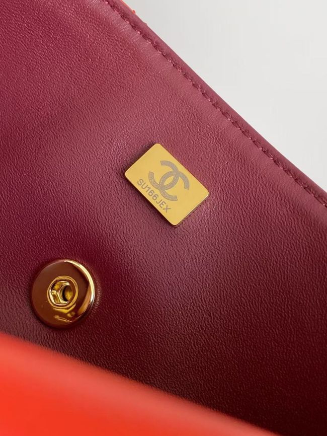Chanel Small Flap Bag Lambskin AS6430 red