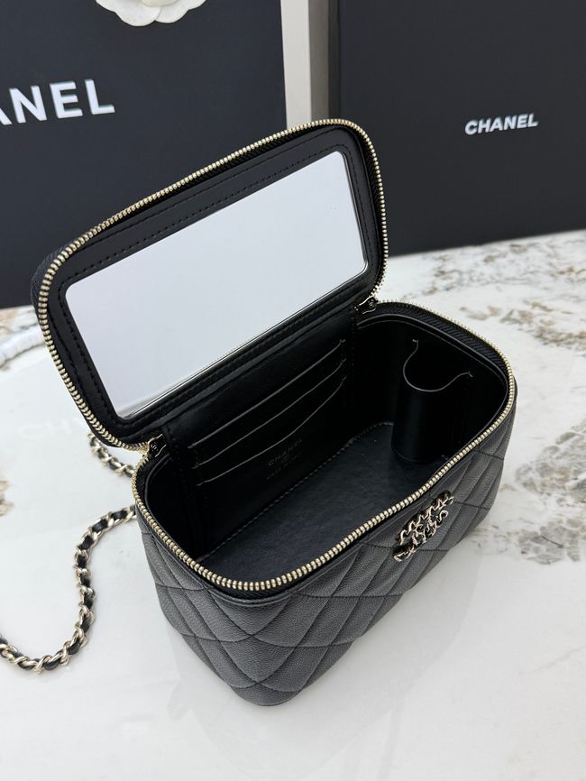 Chanel Vanity with Chain AP5182 black Chanel Vanity with Chain AP5182 black