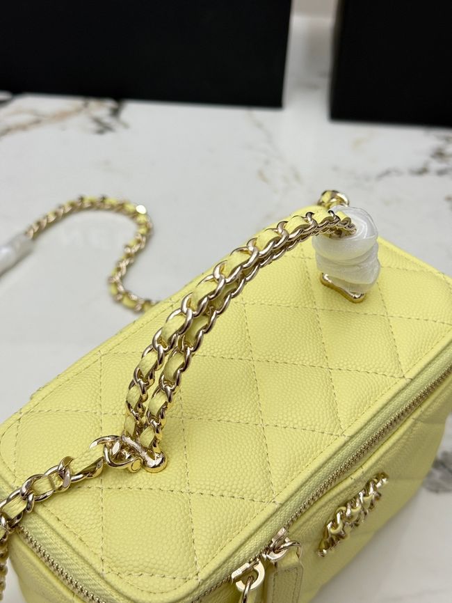 Chanel Vanity with Chain AP5182 yellow Chanel Vanity with Chain AP5182 yellow