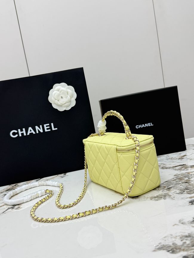 Chanel Vanity with Chain AP5182 yellow Chanel Vanity with Chain AP5182 yellow
