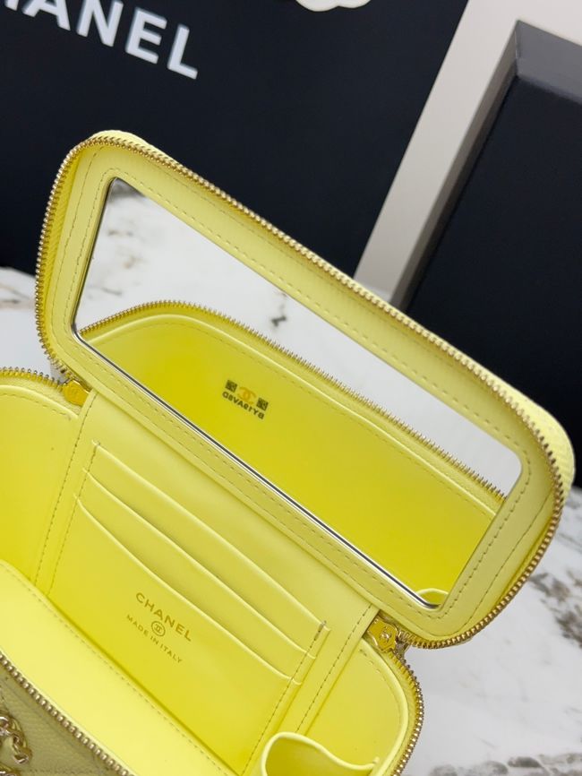 Chanel Vanity with Chain AP5182 yellow Chanel Vanity with Chain AP5182 yellow