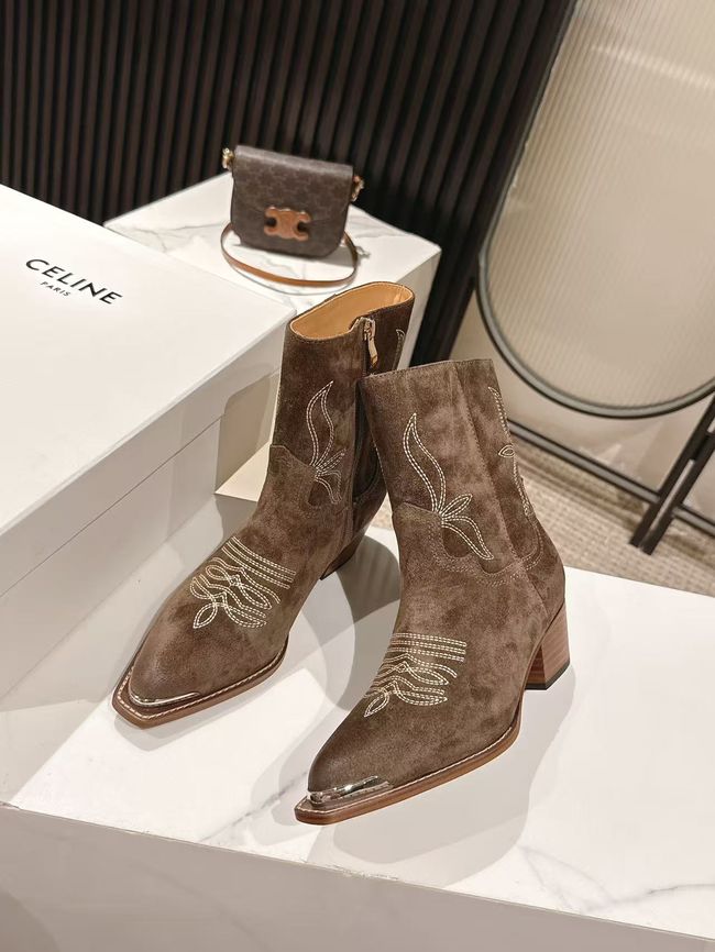 Celine Suede Lambskin BOOT 95400-4