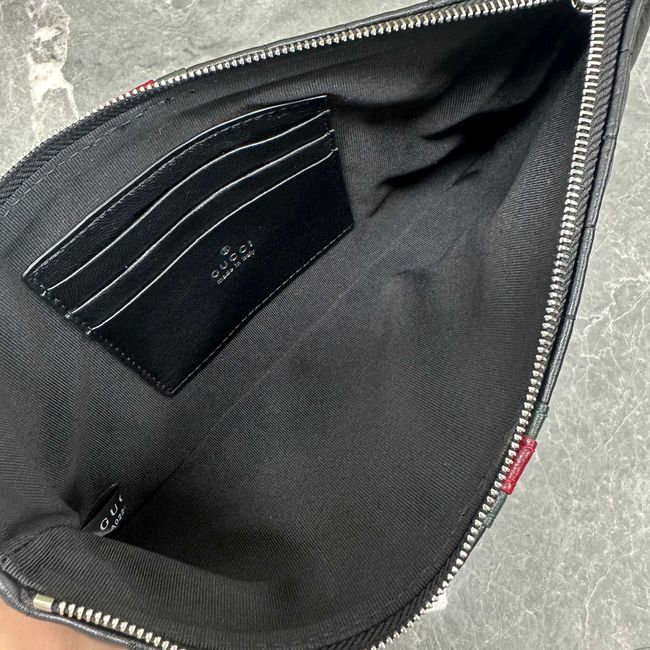 Gucci GG Marmont pouch with strap A006X2 black Gucci GG Marmont pouch with strap A006X2 black