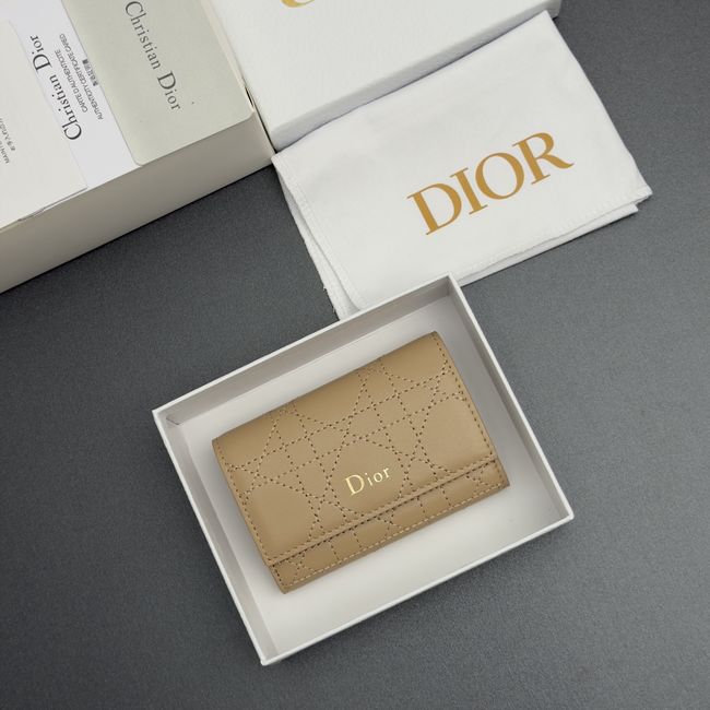 Lady Dior Dahlia Wallet S4602 apricot