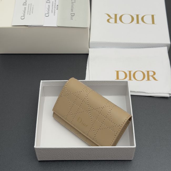 Lady Dior Dahlia Wallet S4602 apricot