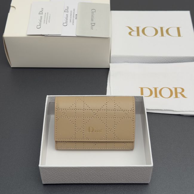 Lady Dior Dahlia Wallet S4602 apricot Lady Dior Dahlia Wallet S4602 apricot