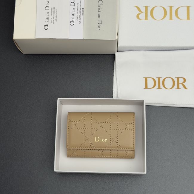 Lady Dior Dahlia Wallet S4602 apricot
