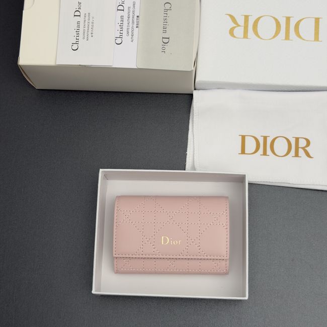 Lady Dior Dahlia Wallet S4602 pink
