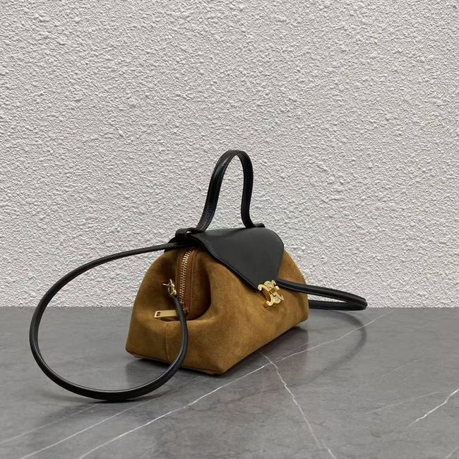 CELINE FLAIR IN GRAINED CALFSKIN L10BF5 Suede CREAMY & black