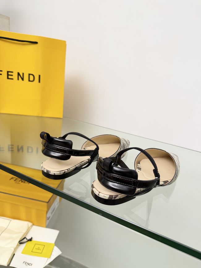 Fendi WOMENS SANDAL slingback Colibri Lite 8J8559-2