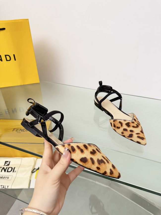Fendi WOMENS SANDAL slingback Colibri Lite 8J8559-3