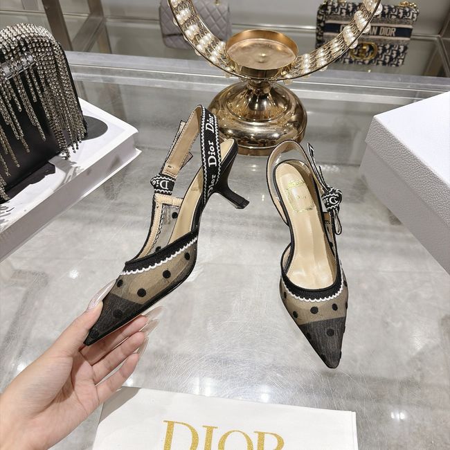 JAdior Slingback Pump Embroidered Plumetis CV642-1