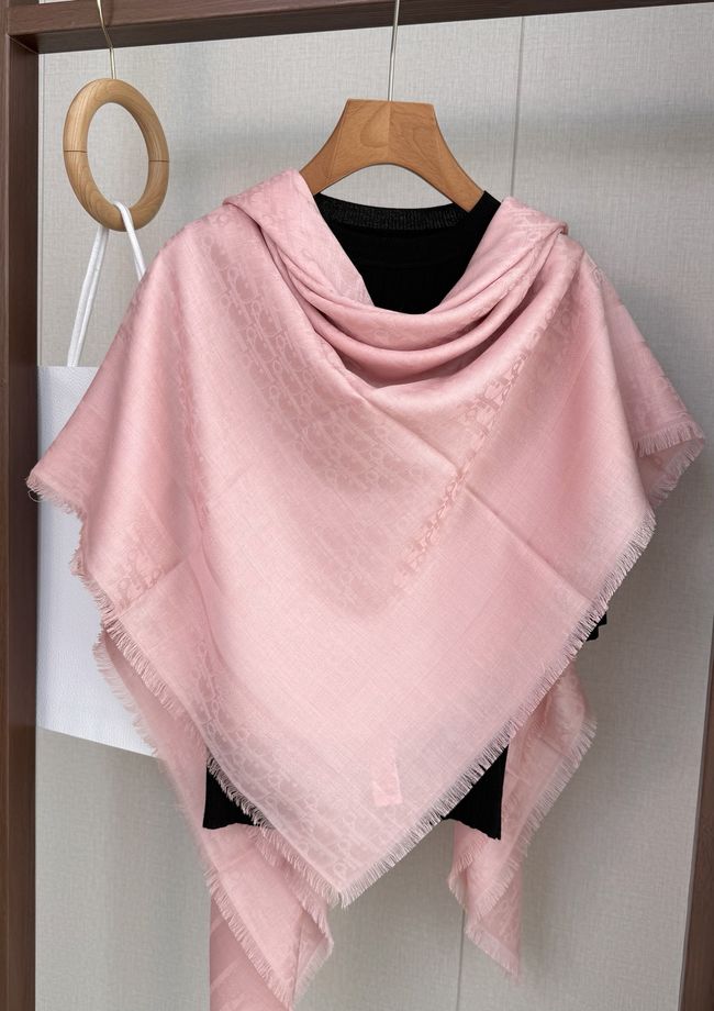 Dior Oblique Shawl Wool and Silk Jacquard I1058-4 Dior Oblique Shawl Wool and Silk Jacquard I1058-4