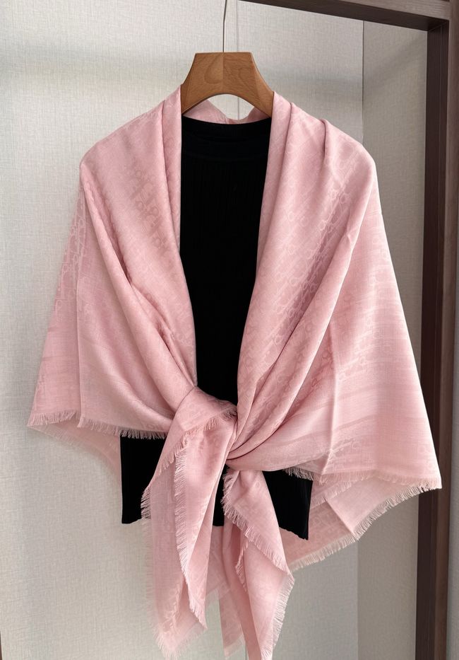 Dior Oblique Shawl Wool and Silk Jacquard I1058-4 Dior Oblique Shawl Wool and Silk Jacquard I1058-4