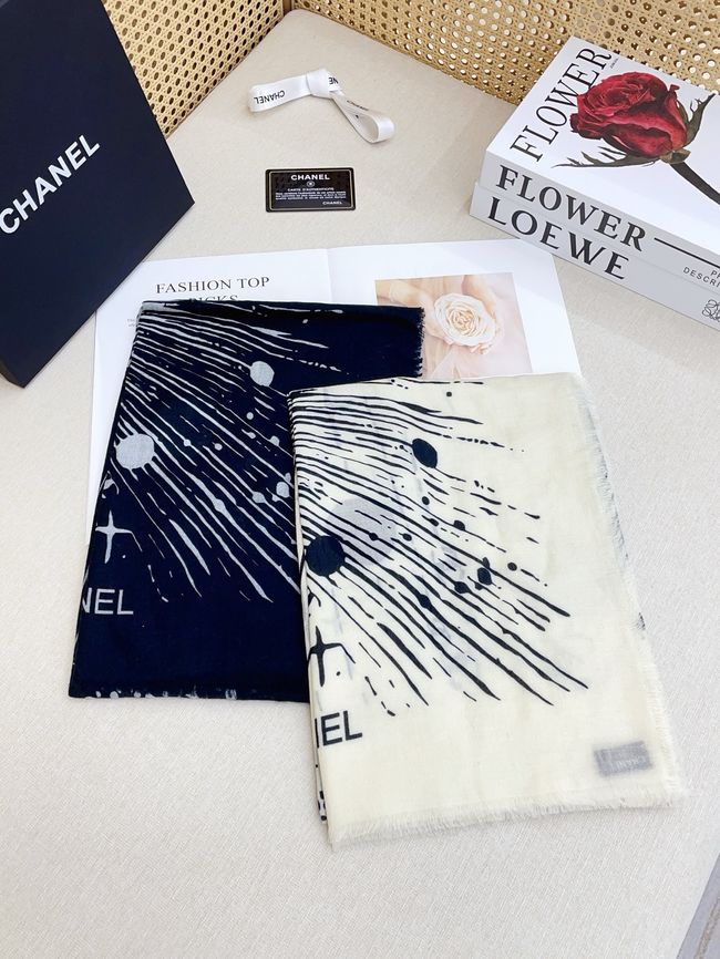 Chanel cashmere scarf AAC489-1