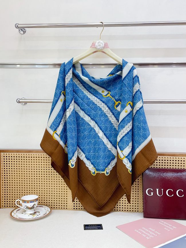 Gucci Shawl Wool and Silk A007HK-2 Gucci Shawl Wool and Silk A007HK-2