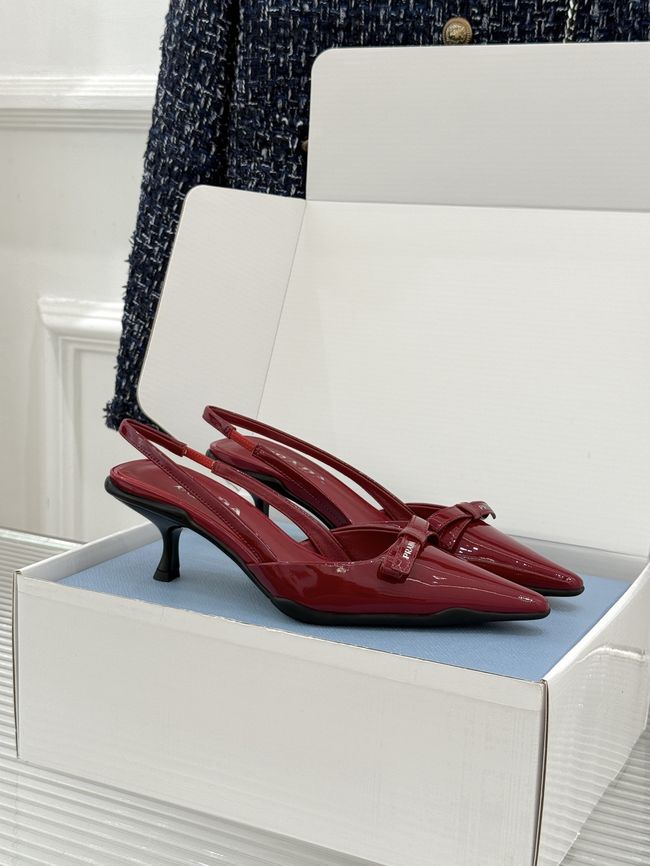 Prada Brushed leather slingback pumps 1I702O-4