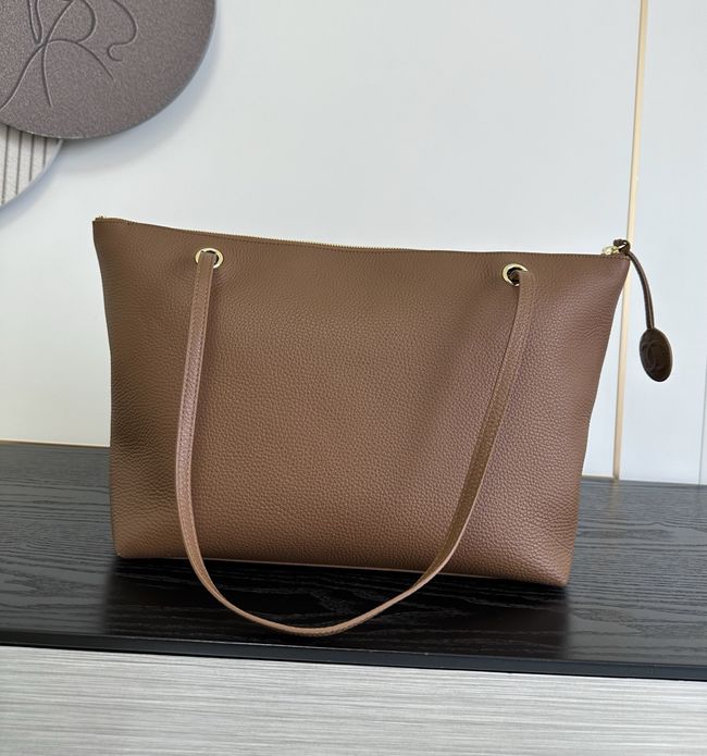 Chanel Shopping Bag Grained Calfskin AS6483 brown