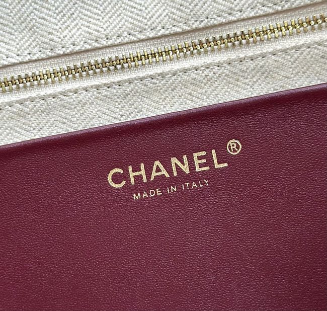 Chanel Shopping Bag Suede AS6483 apricot Chanel Shopping Bag Suede AS6483 apricot