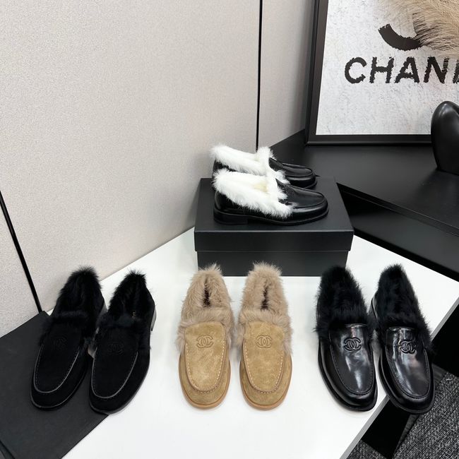 Chanel Moccasins Calfskin G47641-3