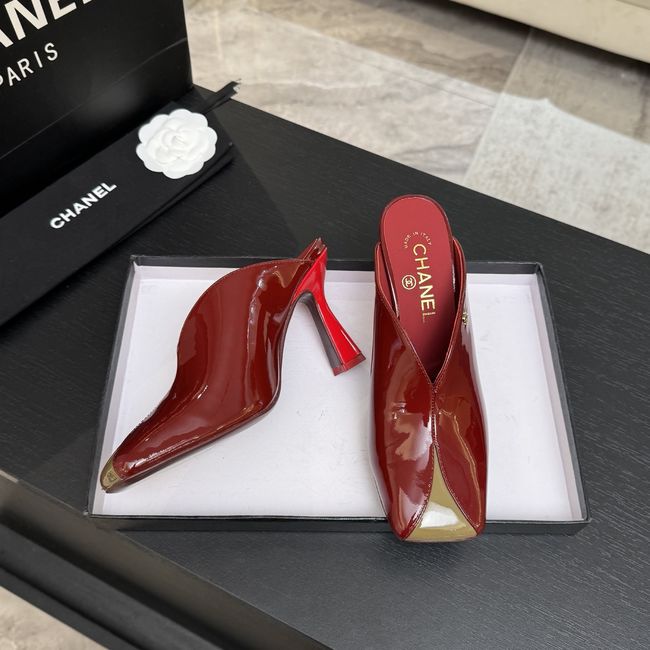 Chanel Mules Patent Calfskin G47606-5