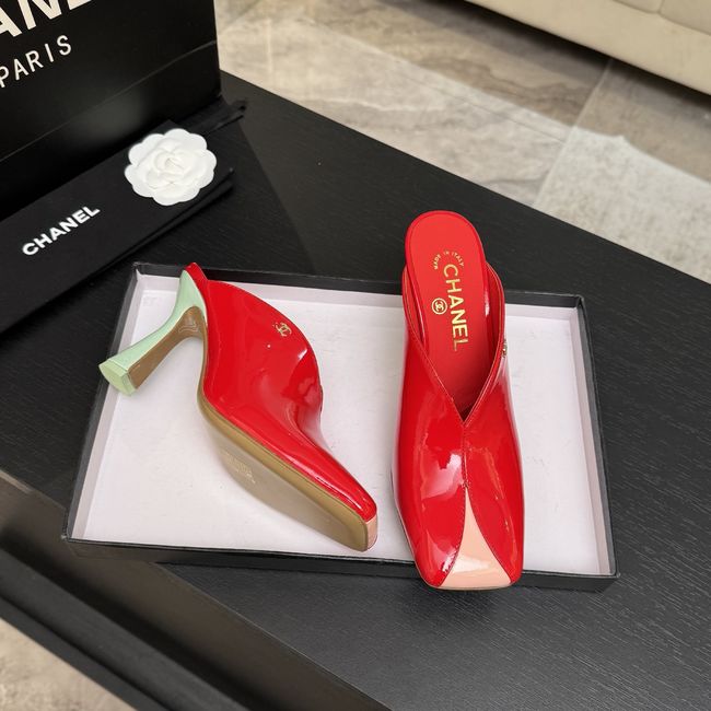 Chanel Mules Patent Calfskin G47606-7