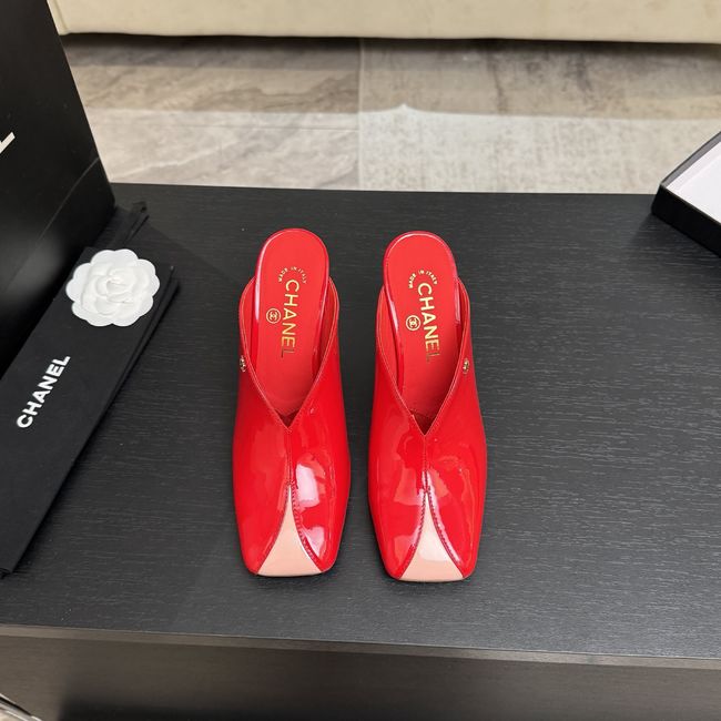 Chanel Mules Patent Calfskin G47606-7