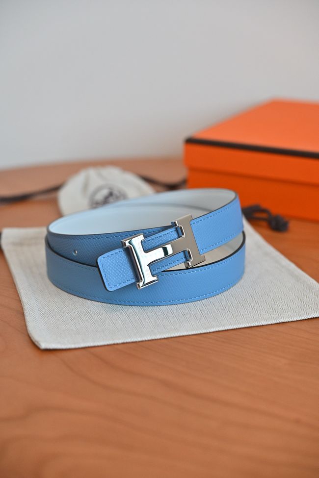 Hermes Constance buckle & double-sided leather belt 24mm H07457-10 Hermes Constance buckle & double-sided leather belt 24mm H07457-10