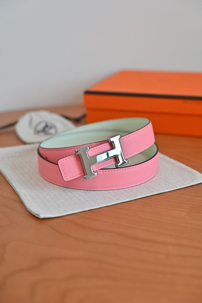 Hermes Constance buckle & double-sided leather belt 24mm H07457-2 Hermes Constance buckle & double-sided leather belt 24mm H07457-2