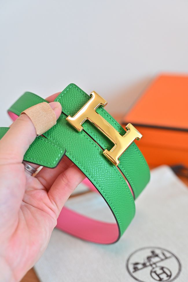 Hermes Constance buckle & double-sided leather belt 24mm H07457-9 Hermes Constance buckle & double-sided leather belt 24mm H07457-9