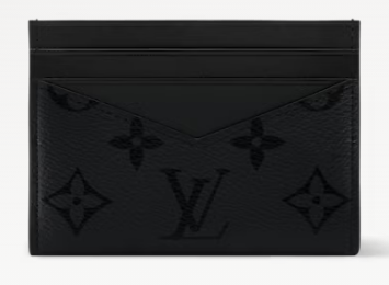 Louis Vuitton Porte-cartes triple M2A674 black Louis Vuitton Porte-cartes triple M2A674 black