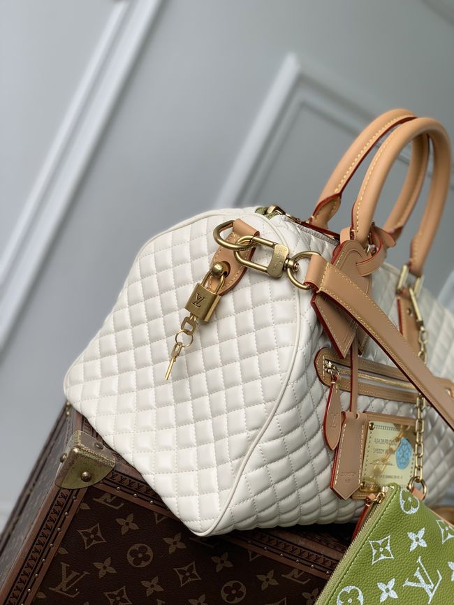 Louis Vuitton Speedy P9 Bandouliere M2A408 white&green Louis Vuitton Speedy P9 Bandouliere M2A408 white&green