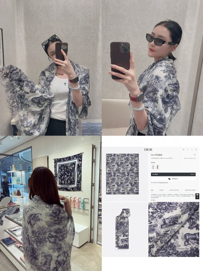 Dior Oblique Shawl L1169-1 Dior Oblique Shawl L1169-1