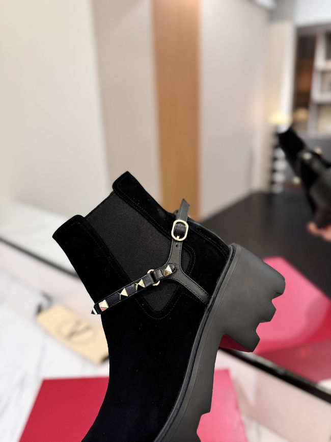 Valentino LOGO cowhide ankle boots S0MT5-4