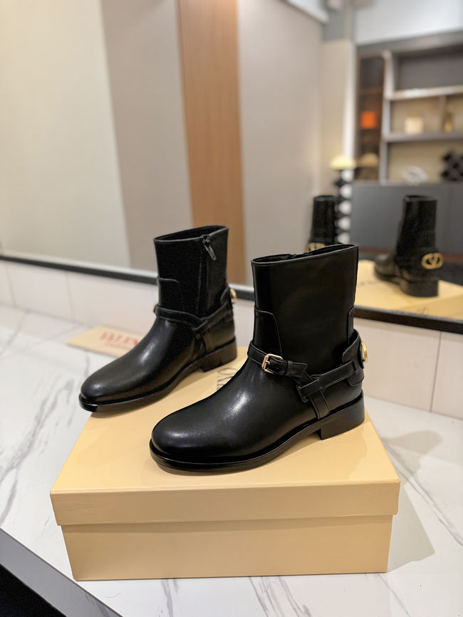 Valentino LOGO cowhide ankle boots S0QN8-4