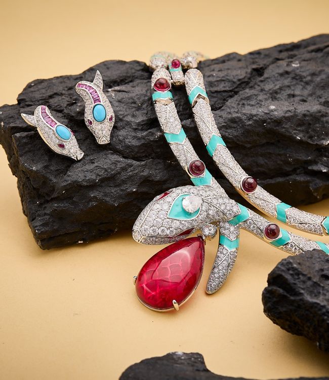 BVLGARI necklace&Earring EE10034 BVLGARI necklace&Earring EE10034