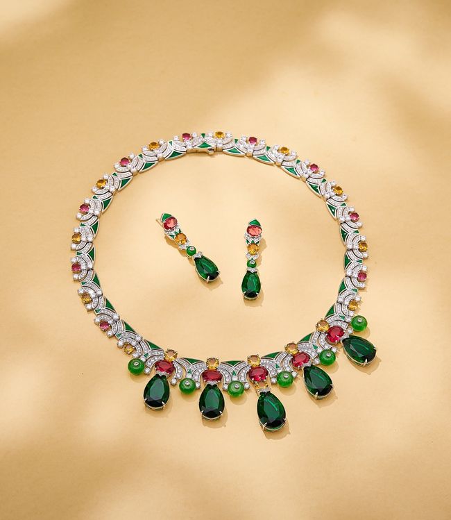 BVLGARI necklace&Earring EE10039 BVLGARI necklace&Earring EE10039