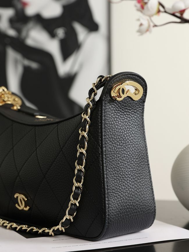CHANEL Hobo Bag AS6640 black CHANEL Hobo Bag AS6640 black