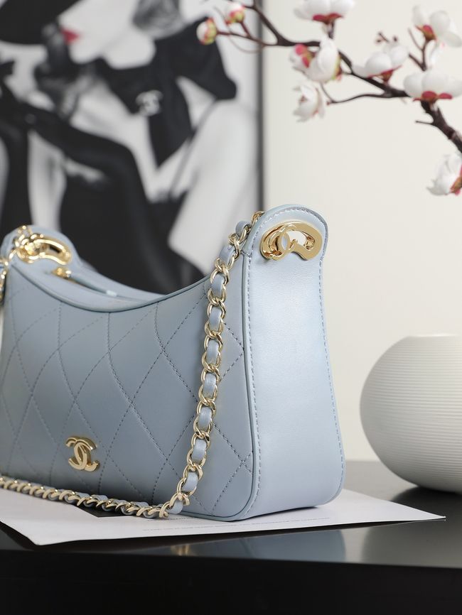 CHANEL Hobo Bag AS6640 blue CHANEL Hobo Bag AS6640 blue