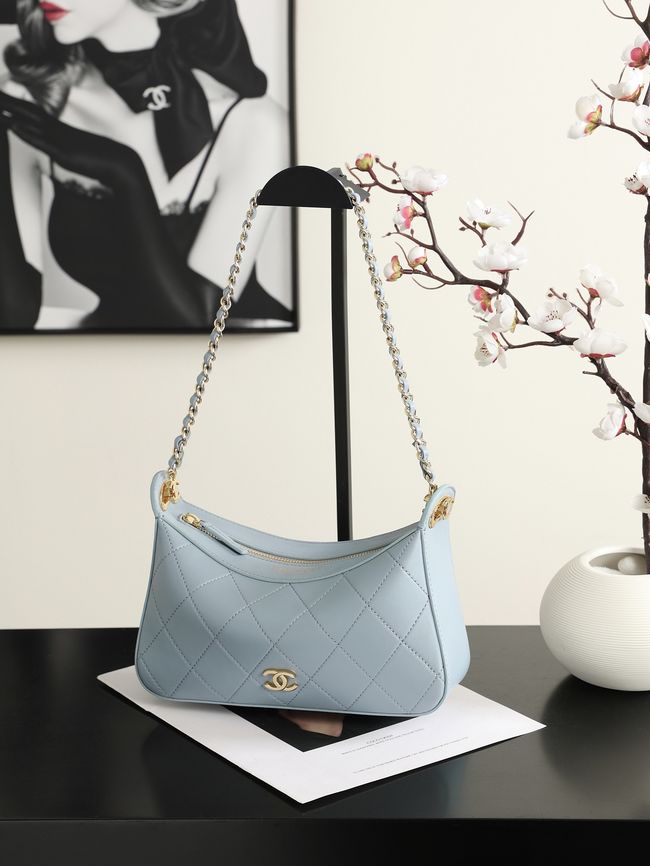 CHANEL Hobo Bag AS6640 blue CHANEL Hobo Bag AS6640 blue